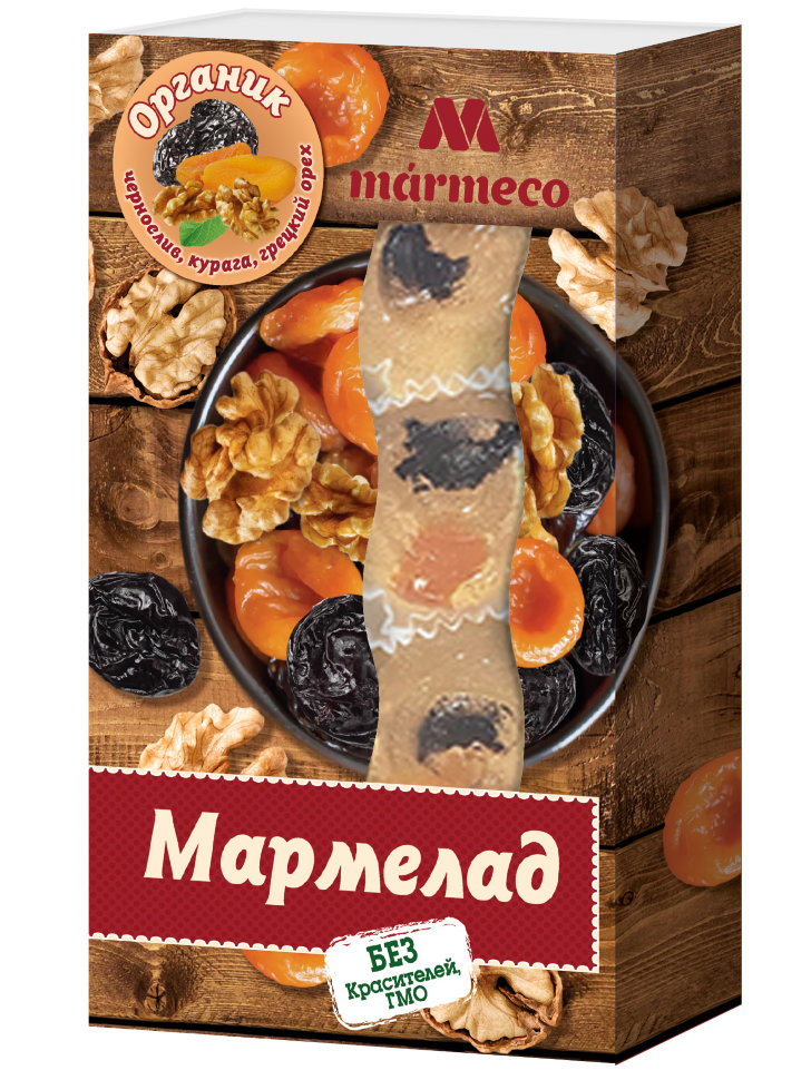 Мармелад "Органик"  Курага, Чернослив, грецкий орех, 180г  в Калининграде