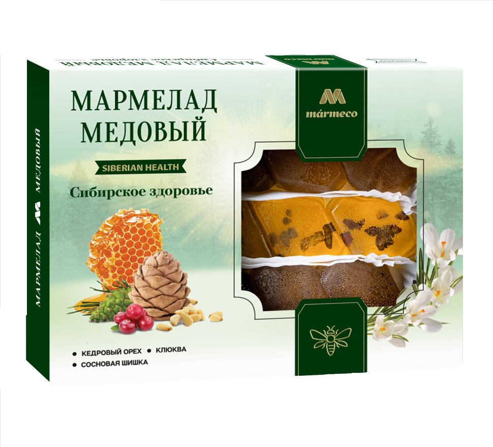  Мармелад медовый "Сибирское здоровье" без сахара 200г  в Калининграде